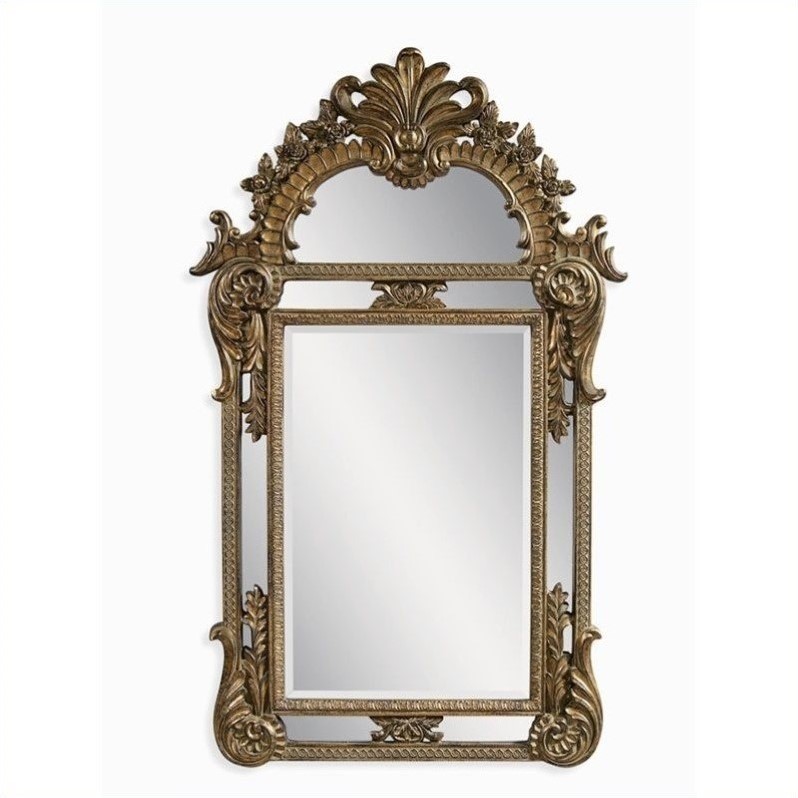 Bassett Mirror Valencia Wall Mirror in Antique Gold - M3129BEC