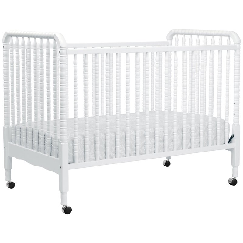 Davinci Jenny Lind 3 In 1 Convertible Crib In White M7391w Davinci Lind 3 In 1 Convertible Crib White