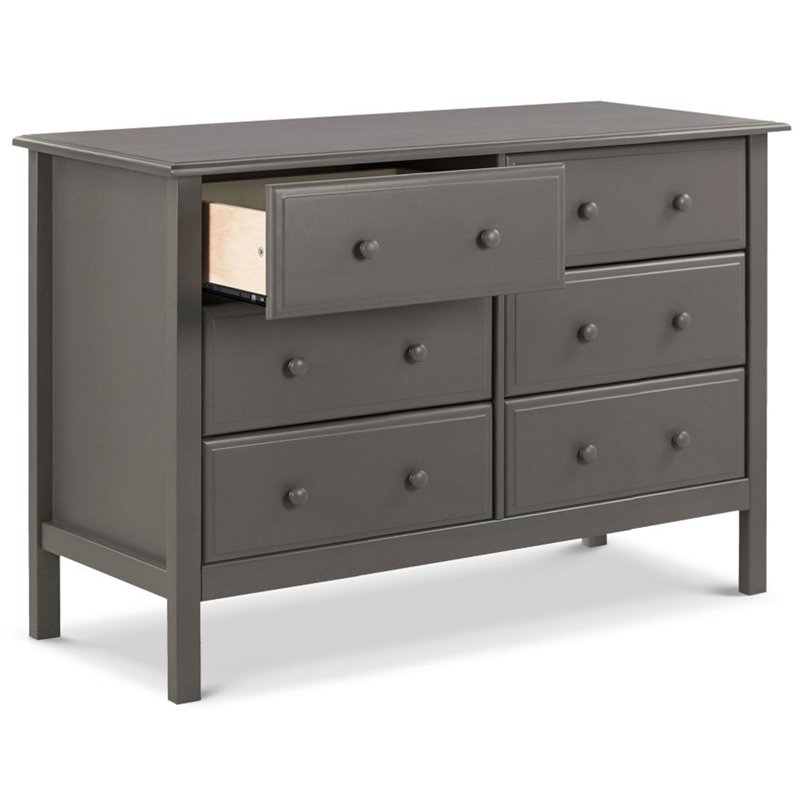 DaVinci Jayden 6 Drawer Double Dresser in Slate - M5966SL