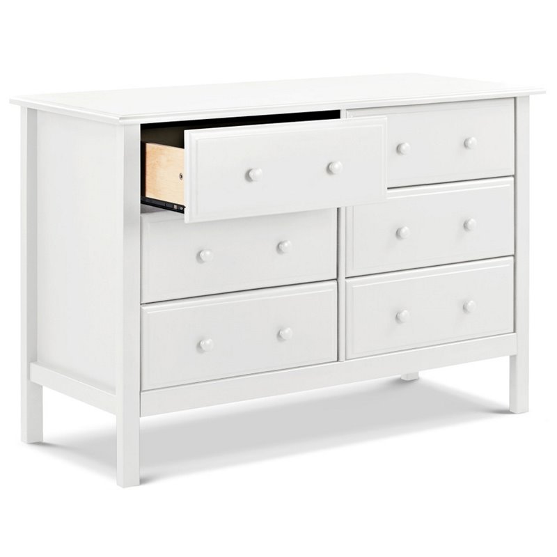 DaVinci Jayden 6 Drawer Double Dresser in White M5966W