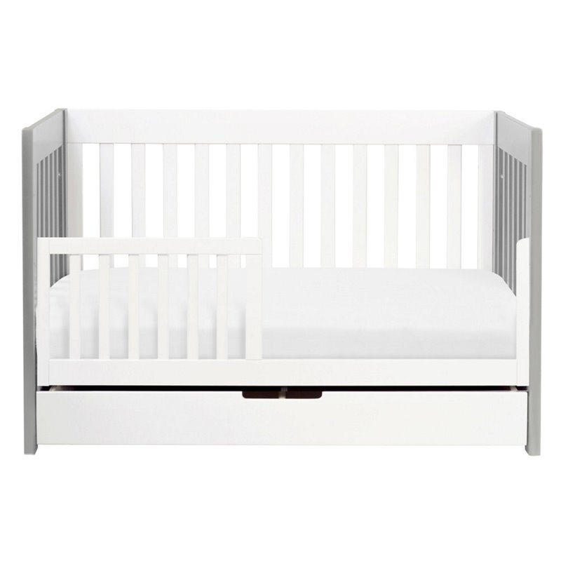 Babyletto Mercer 3 In 1 Convertible Wood Crib In Grey With Babyletto Mercer 3 In 1 Convertible Crib With Toddler Rail