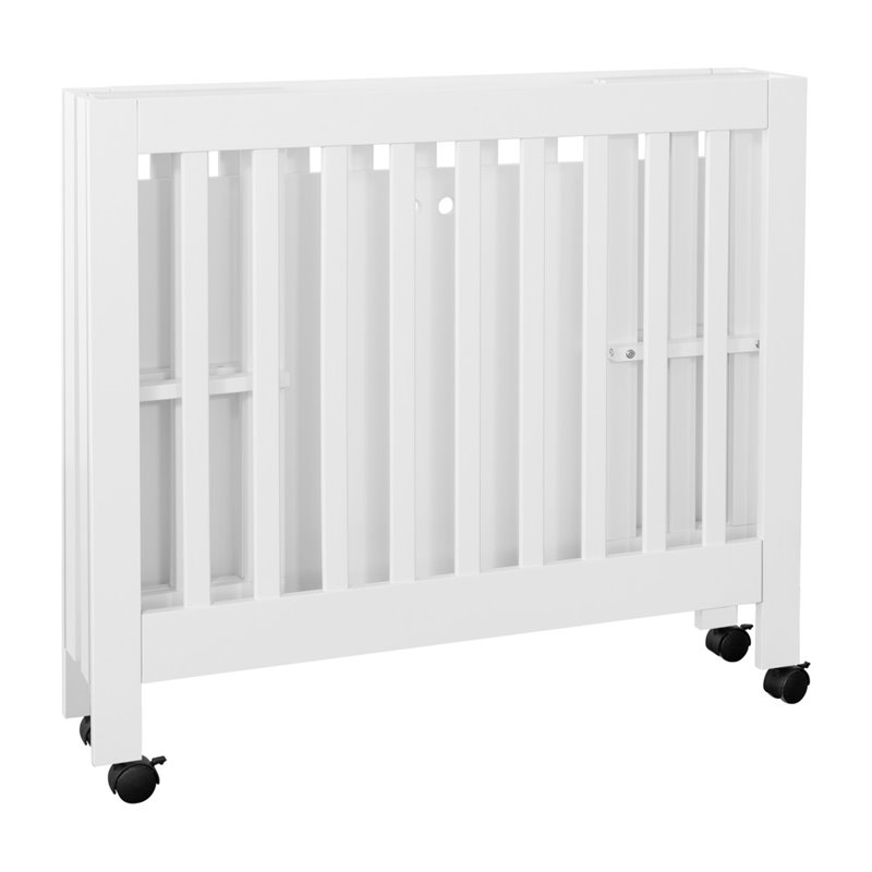 Babyletto Origami Mini Crib in White M6698W