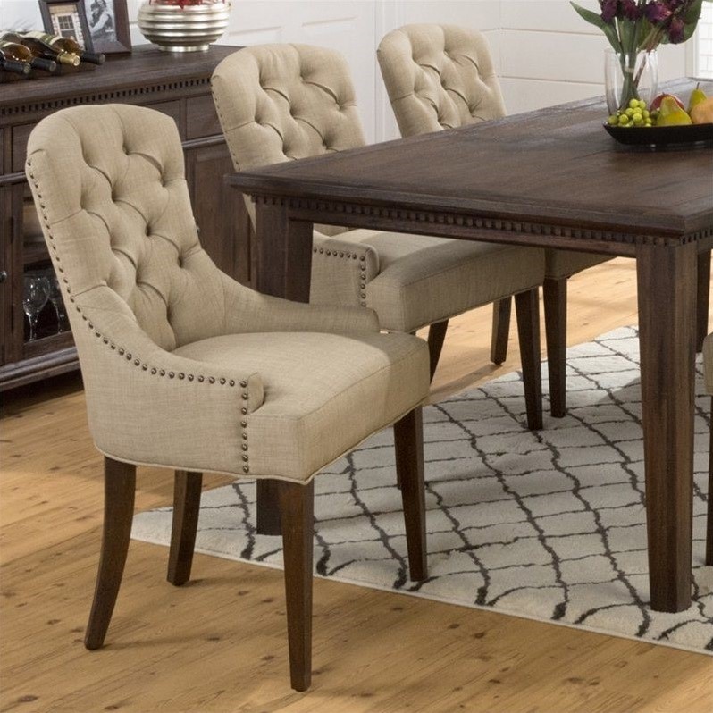 Jofran Geneva Hills Wood Upholstered Dining Chair - 678-212KD
