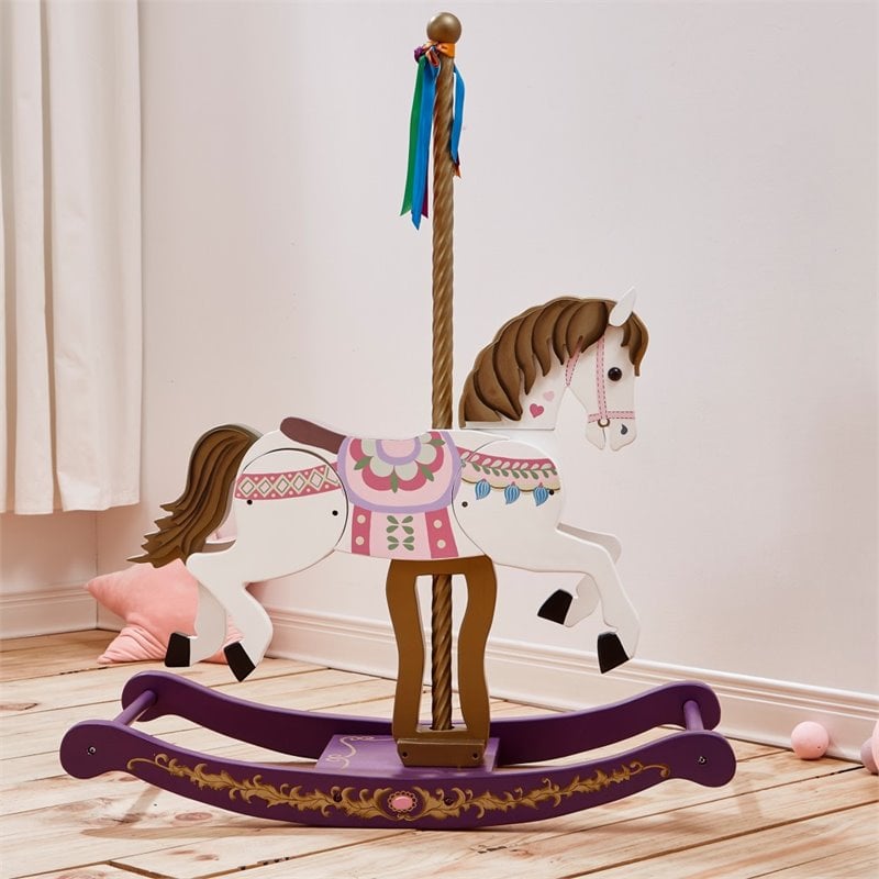 jr carousel rocking horse