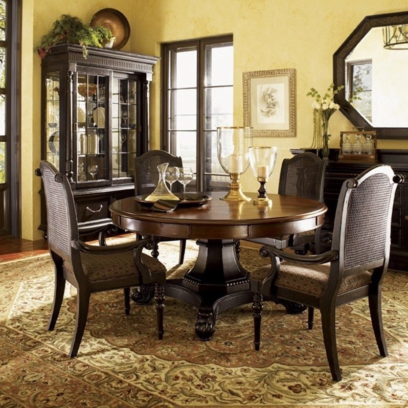 Tommy Bahama Home Kingstown Bonaire Round Formal Dining ...