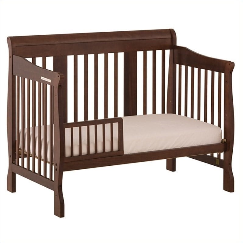 4-in-1 Stages Baby Crib in Espresso - 04588-499
