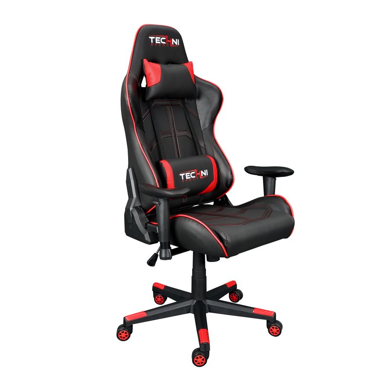  Techni  Sport Office PC Gaming  Chair  in Red RTA TS49 RED