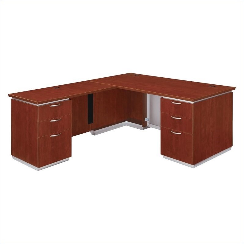 DMi Pimlico Laminate Executive 72 in. Left L-Shaped Desk (Flat Pack ...