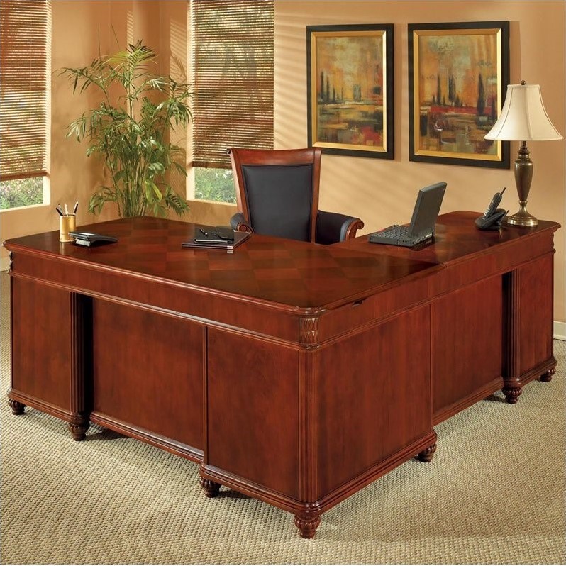 DMi Antigua Executive L-Shaped Desk - 7480-5X