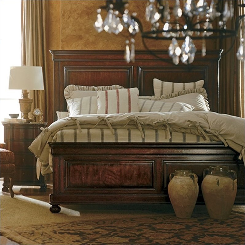 Stanley Furniture Louis Philippe Queen Panel Bed in Orleans - 058-13-40