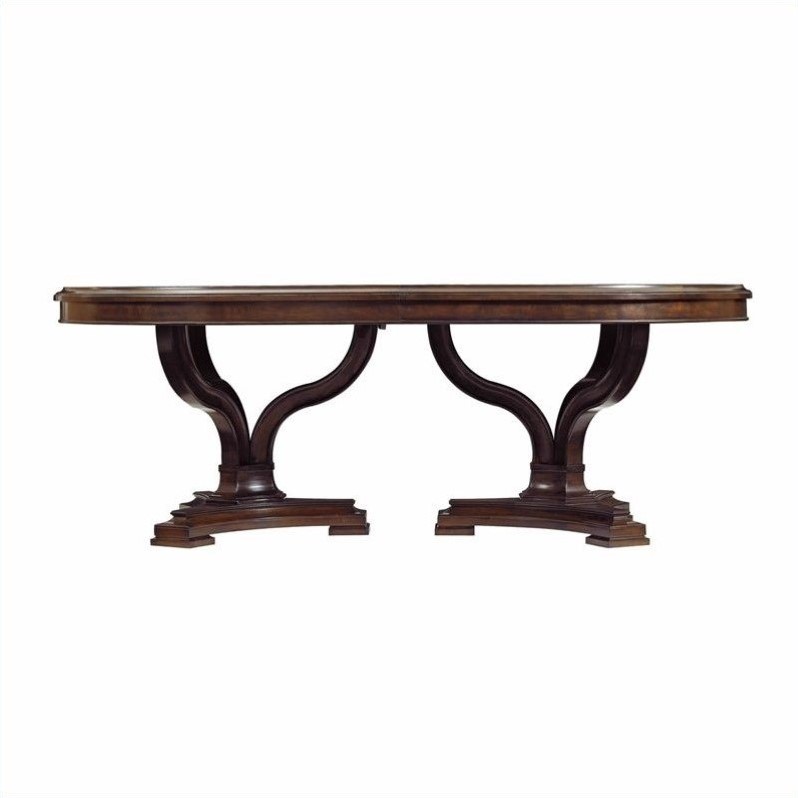Stanley Avalon Heights Art Epoch Pedestal Dining Table in ...