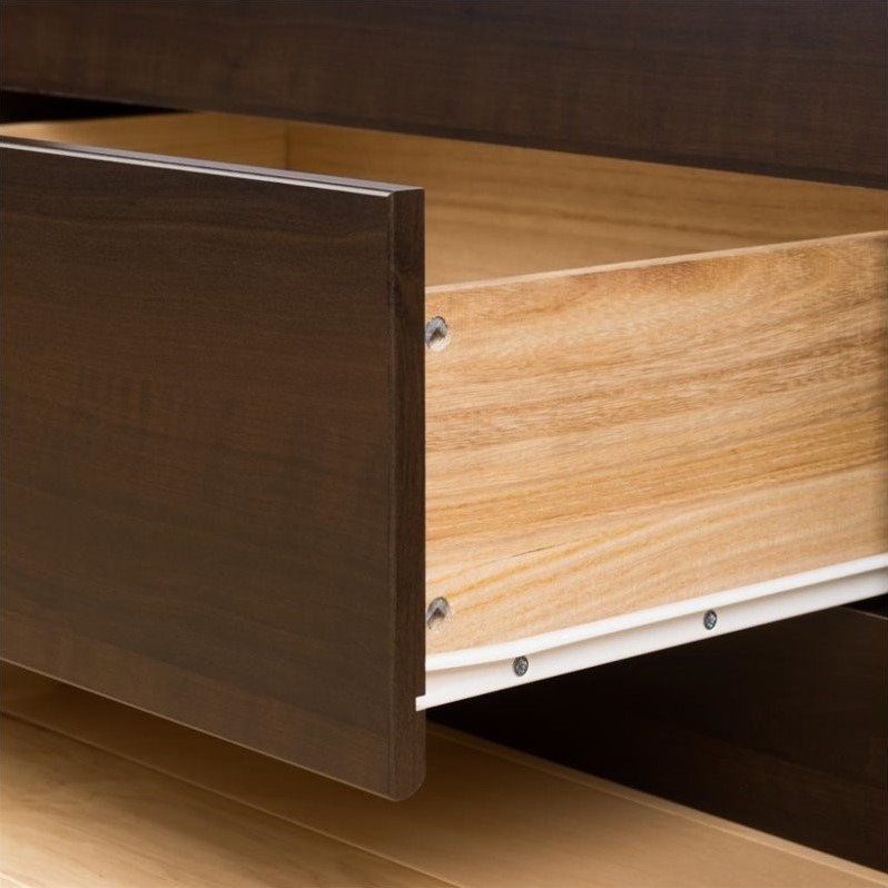 Platform Storage Bed in Espresso - EBX-XX00