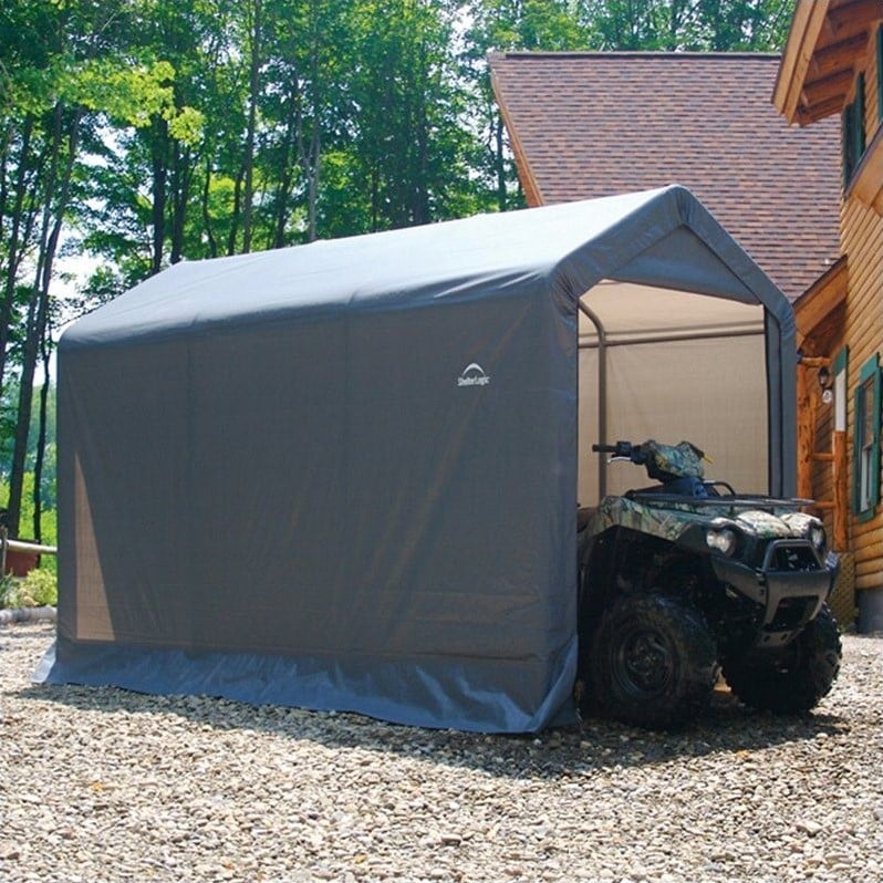 ShelterLogic Shed-in-a-box 6'x12'x8' Peak Style Storage ...