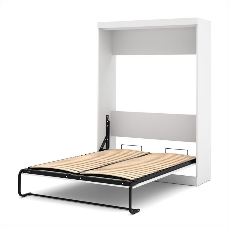 Bestar Nebula Full Wall Bed in White - 25183-17