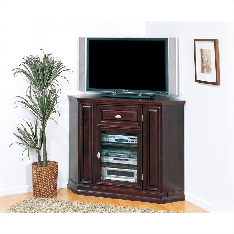 Leick Furniture Riley Holliday Tall 46" Corner TV Stand in ...