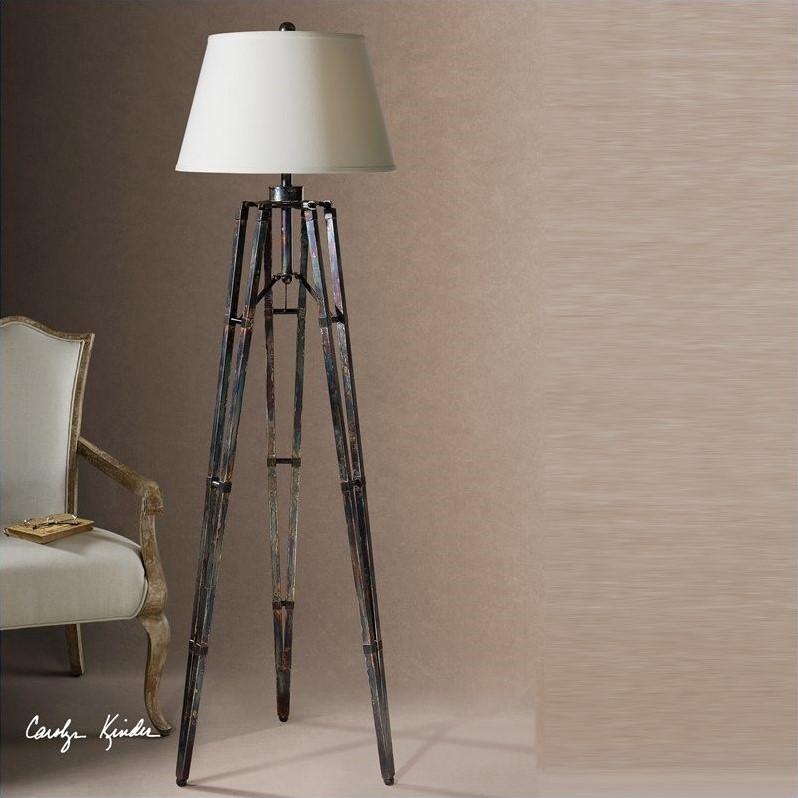 Uttermost Tustin Tripod Floor Lamp In Oxidized Bronze - 28460