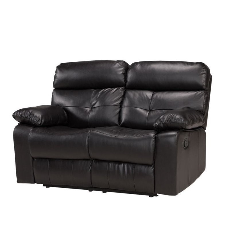 Primo International Parisian Rouquette Reclining Loveseat in Brown ...