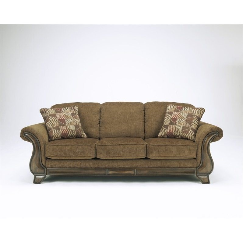 Signature Design by Ashley Furniture Montgomery Fabric Sofa in Mocha 3830038