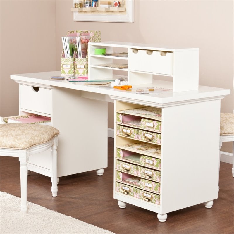 Craft Room Desks - 14 Inspiring Craft Room Ideas - Addicted 2 DIY / Keep every room in your house comfortable and cozy with our utility room and home office furniture.