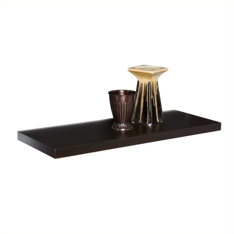 Southern Enterprises Aspen Floating Shelf in Espresso EN8241