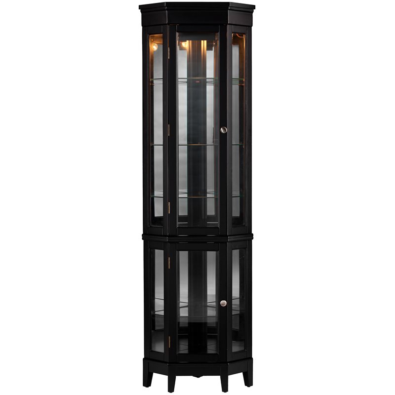 black corner curio cabinet black corner curio cabinet