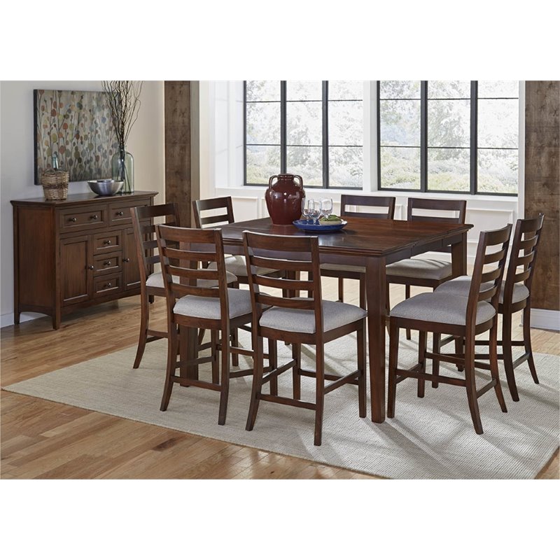 ... Sets A-America Westlake 10 Piece Extendable Counter Height Dining Set