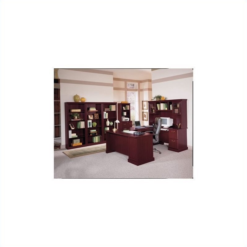 Bush Furniture Saratoga Executive Desk Bush Saratoga 66 Manager S Desk And Lateral File Set