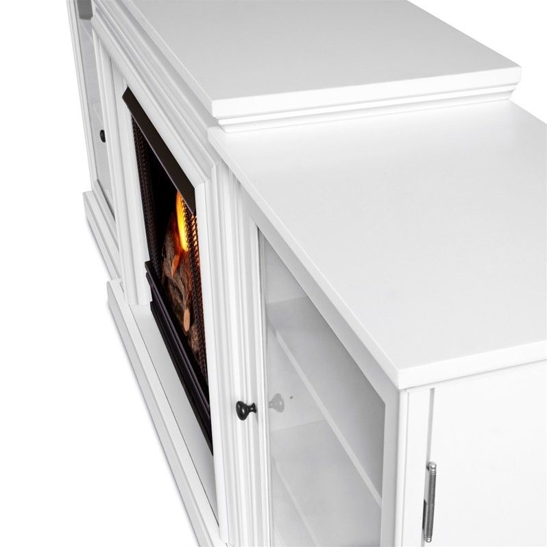 Real Flame Frederick Gel Fuel Fireplace in White 7740W