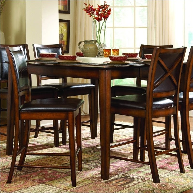 Trent Home Verona Dark Oak Counter Height Dining Table - 727-36