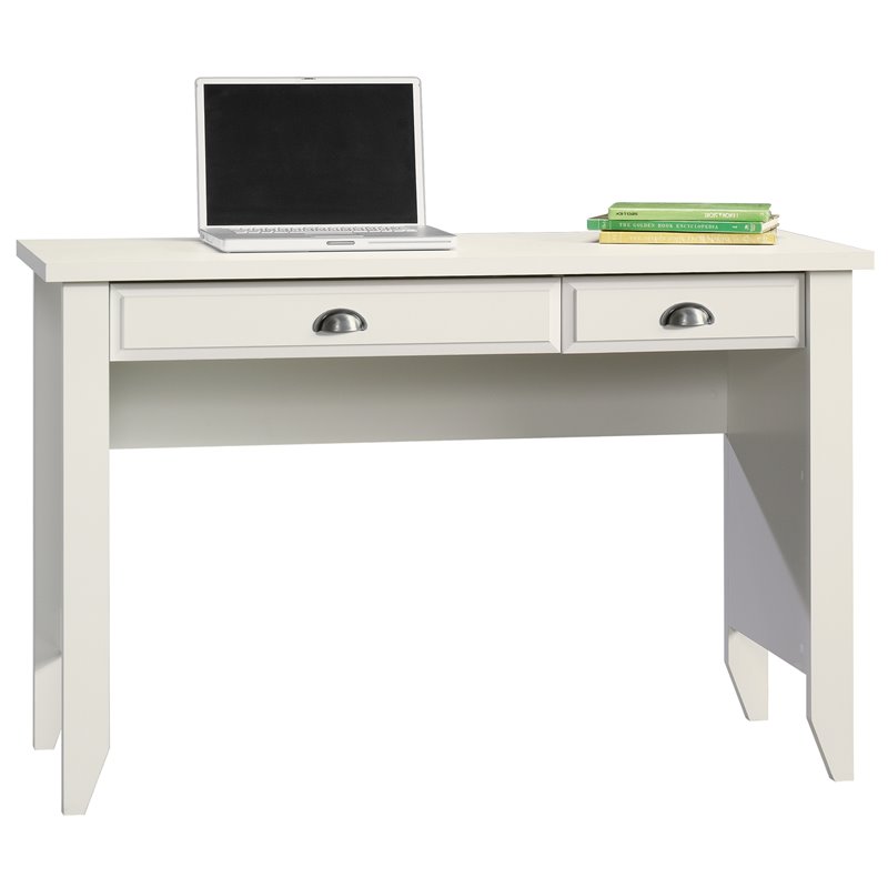 Computer Desk in Soft White - 411204