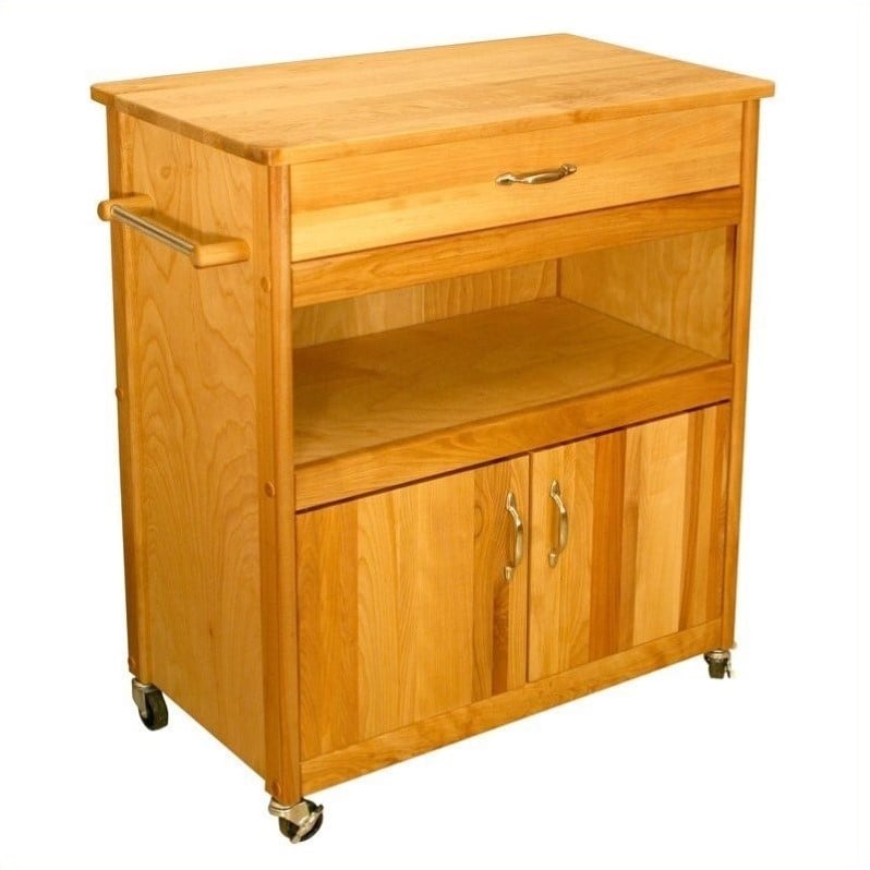 Catskill Craftsmen Wide Cuisine Kitchen Cart 51575   423779 L 