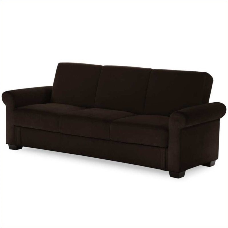 Lifestyle Solutions Serta Dream Thomas Convertible Sofa In Java - SA ...