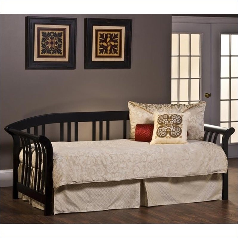 Hillsdale Dorchester Daybed with Suspension Deck in Black 1046DBLH