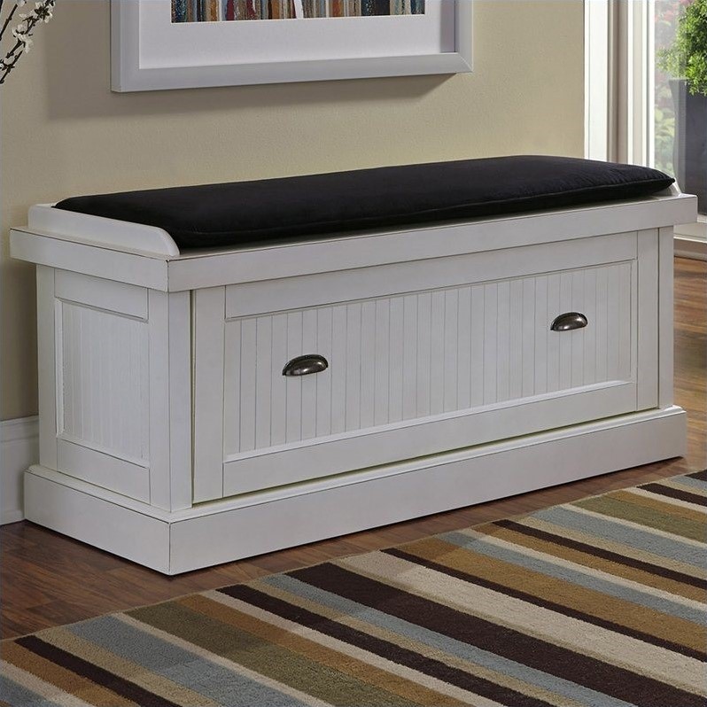 Upholstered Bench In White 5022 26